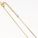 Christian Dior Necklace Metal Gold Tone Auth 142057-7