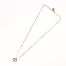 Christian Dior Necklace Metal Gold Tone Auth 142057-9