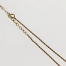 Christian Dior Necklace Metal Gold Tone Auth 142058-13