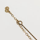 Christian Dior Necklace Metal Gold Tone Auth 142058-14