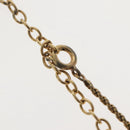 Christian Dior Necklace Metal Gold Tone Auth 142058-15