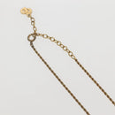 Christian Dior Necklace Metal Gold Tone Auth 142058-6