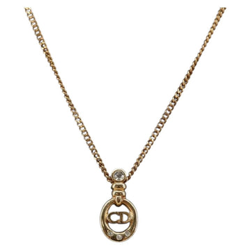 Christian Dior Necklace metal Gold Auth 142059