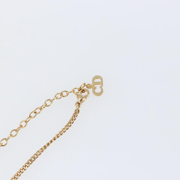 Christian Dior Necklace metal Gold Auth 142059