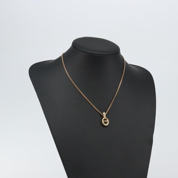Christian Dior Necklace metal Gold Auth 142059