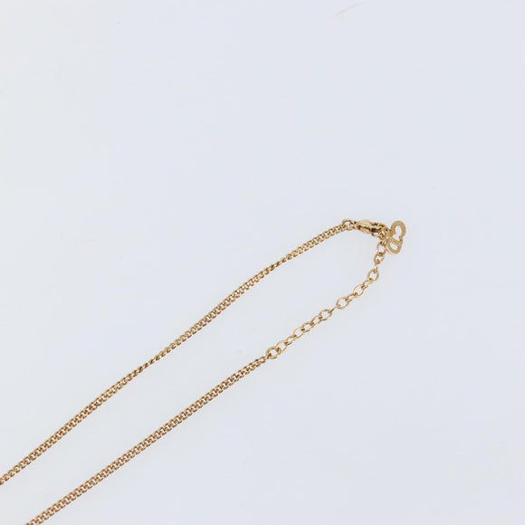 Christian Dior Necklace metal Gold Auth 142059