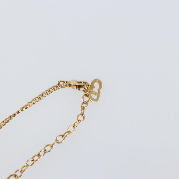 Christian Dior Necklace metal Gold Auth 142059