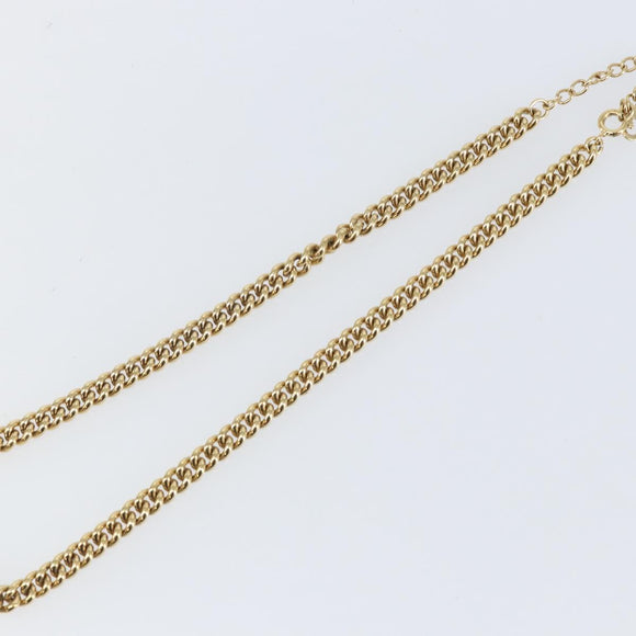 Christian Dior Necklace metal Gold Auth 142061
