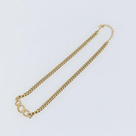 Christian Dior Necklace metal Gold Auth 142061 - 0