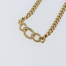 Christian Dior Necklace metal Gold Auth 142061-3