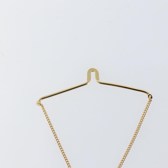 Christian Dior Necktie Chain metal Gold Auth 142066