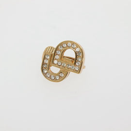 Christian Dior Earring Metal Gold Auth 142068 - 0