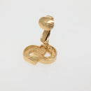 Christian Dior Earring Metal Gold Auth 142068-5