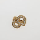 Christian Dior Earring Metal Gold Auth 142068-6