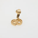 Christian Dior Earring Metal Gold Auth 142068-8