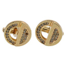 Christian Dior Cuffs & Tie Tack Pins metal Gold Auth 142069-2