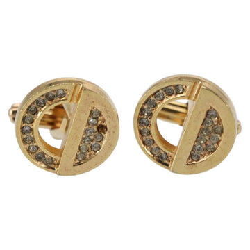 Christian Dior Cuffs & Tie Tack Pins metal Gold Auth 142069 - 0