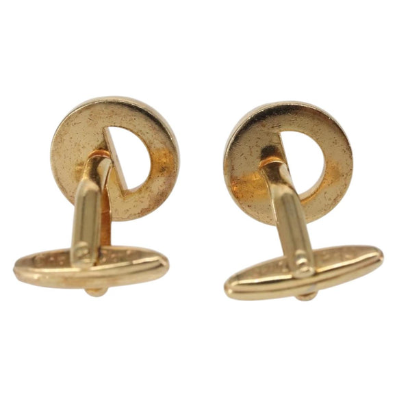 Christian Dior Cuffs & Tie Tack Pins metal Gold Auth 142069