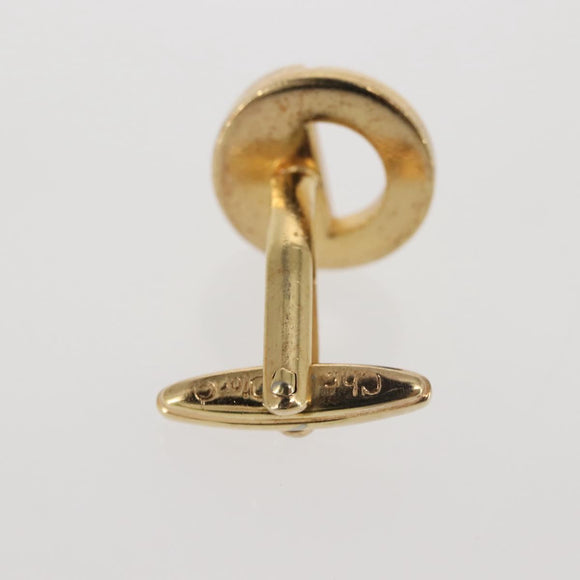 Christian Dior Cuffs & Tie Tack Pins metal Gold Auth 142069