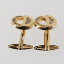 Christian Dior Cuffs & Tie Tack Pins metal Gold Auth 142069-6