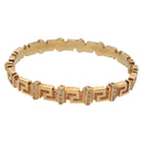Gianni Versace Bangle Metal Gold Auth 142070-3