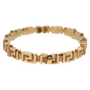 Gianni Versace Bangle Metal Gold Auth 142070-5