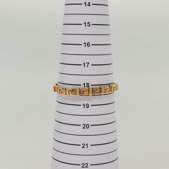 Gianni Versace Bangle Metal Gold Auth 142070