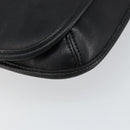 Coach Shoulder Bag Leather Black Gold Auth 142078-11