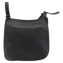 Coach Shoulder Bag Leather Black Gold Auth 142078-2