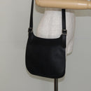 Coach Shoulder Bag Leather Black Gold Auth 142078-21