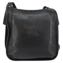 Coach Shoulder Bag Leather Black Gold Auth 142078-3