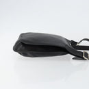 Coach Shoulder Bag Leather Black Gold Auth 142078-4