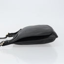 Coach Shoulder Bag Leather Black Gold Auth 142078-5