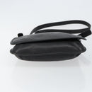 Coach Shoulder Bag Leather Black Gold Auth 142078-9