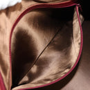 Chloe Paddington Boston Bag Leather 2way Red Gold Auth 142081-27