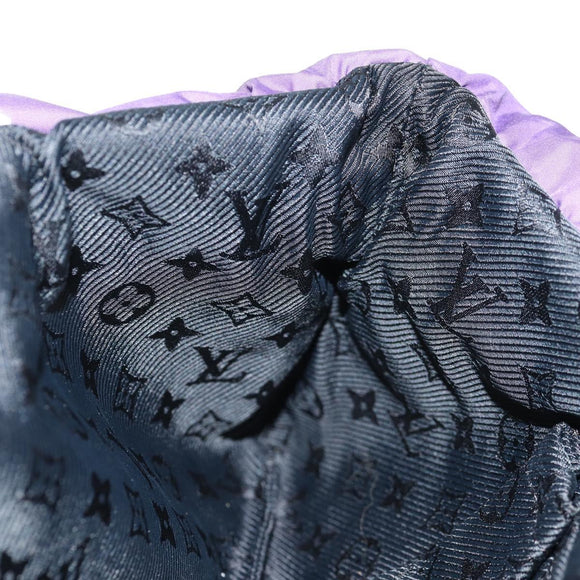 LOUIS VUITTON Monogram Satin Pochette Devi MM Bag Purple M93197 Auth 142093SAM