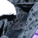 LOUIS VUITTON Monogram Satin Pochette Devi MM Bag Purple M93197 Auth 142093SAM-21