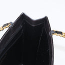 CHANEL Matelasse Chain Hand Bag Patent leather Black Gold CC Auth 142095-18