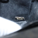 CHANEL Chain Double Flap Matelasse 23 Bag Patent Black Silver CC Auth 142096-12