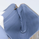 CHANEL Matelasse Chain Shoulder Bag Patent leather Purple Silver CC Auth 142098-20