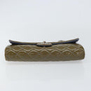 CHANEL Matelasse Chain Shoulder Bag Patent leather Purple Silver CC Auth 142098-5