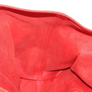 CHANEL Chain Camelia Tote Bag Caviar Skin Red Silver CC Auth 142099V-24