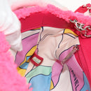 CHANEL Matelasse 25 Chain Shoulder Bag Pile Pink Silver CC Auth 142100SM-23