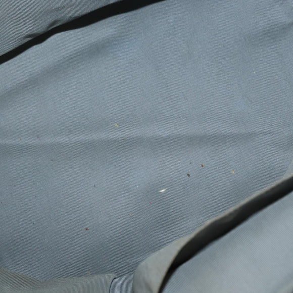 CHANEL Ultra Stitch Chain Tote Bag Calf Skin Navy Silver CC Auth 142101