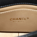 CHANEL Mini Matelasse Chain Shoulder Bag Lamb Skin Black Gold CC Auth 142102SM-21