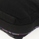 CHANEL Sports Shoulder Bag Canvas Black Silver CC Auth 142114-16