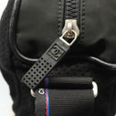 CHANEL Sports Shoulder Bag Canvas Black Silver CC Auth 142114-10