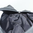 CHANEL Sports Shoulder Bag Canvas Black Silver CC Auth 142114-20