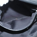 CHANEL Sports Shoulder Bag Canvas Black Silver CC Auth 142114-22