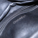 CHANEL Matelasse Pouch Leather Black Gold CC Auth 142115-13